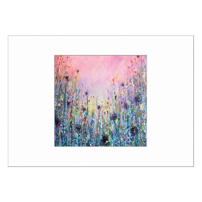 Flower Meadow Limited Edition Print with Mount